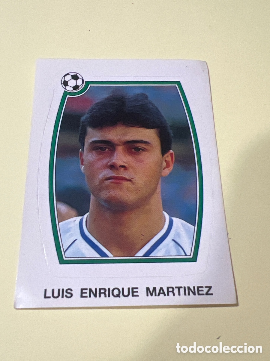 Cromos de f&uacute;tbol: PANINI FUTBOL ESTRELLAS DE LA LIGA 92 93 1992 1993 NUNCA PEGADO N&ordm; 150 LUIS ENRIQUE REAL MADRID