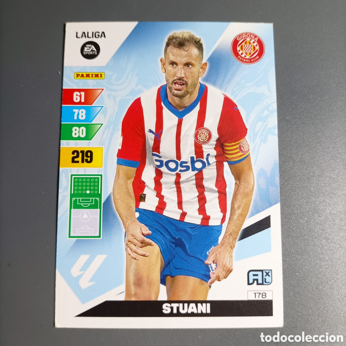 Fu&szlig;ball-Sticker: ADRENALYN. LIGA 2023-2024 (GIRONA) №178 STUANI