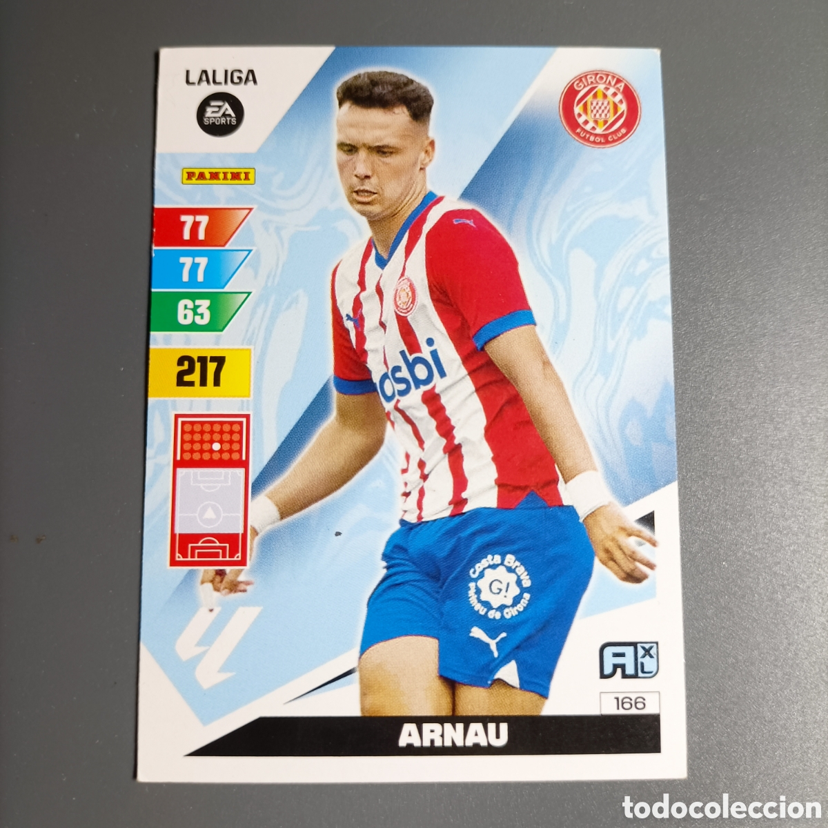 Fu&szlig;ball-Sticker: ADRENALYN. LIGA 2023-2024 (GIRONA) №166 ARNAU