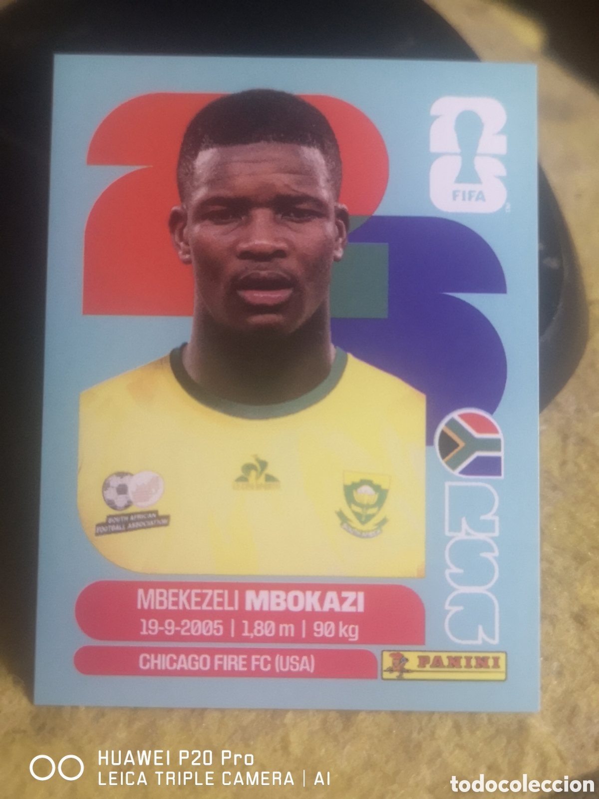 Figurine di Calcio: FIFA WORLD CUP MUNDIAL 2026 MBOKAZI - RSA 6