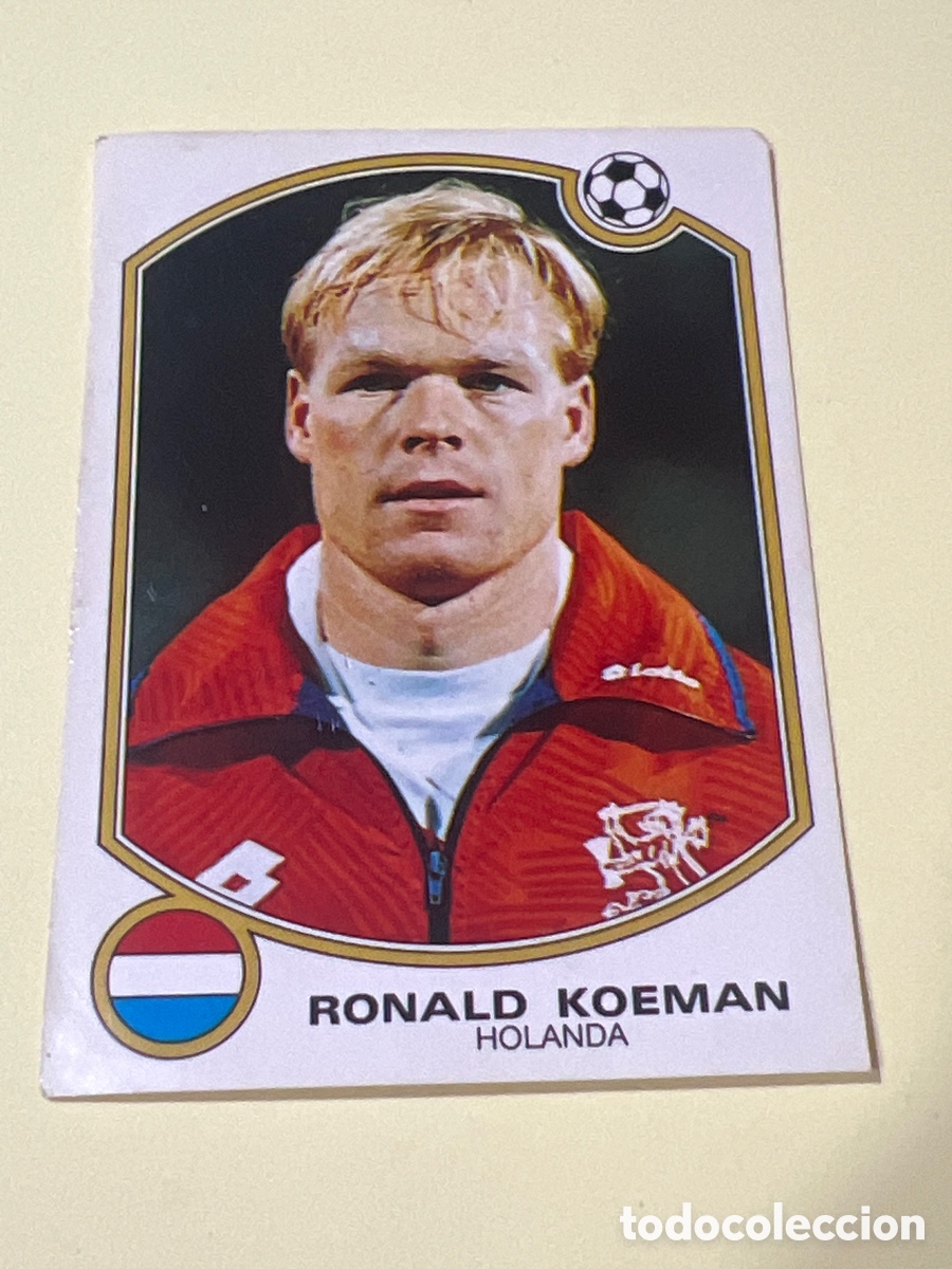 Figurine di Calcio: C6658. Cromo Ronald Koeman 197 F&uacute;tbol 92-93 Panini