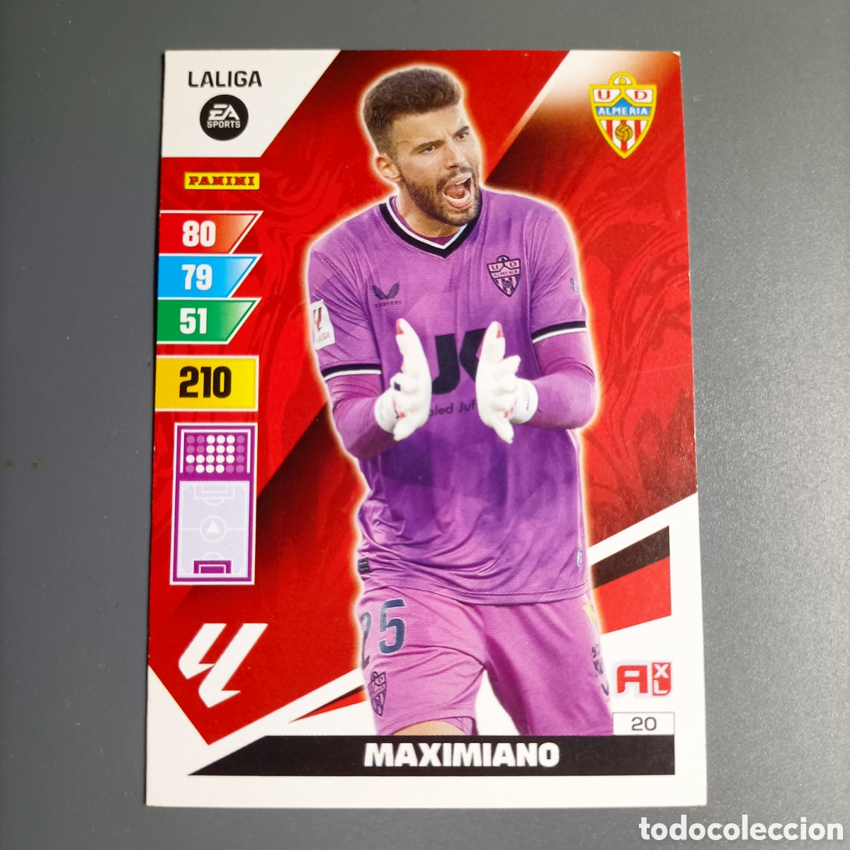 Figurine di Calcio: ADRENALYN. LIGA 2023-2024 (ALMER&Iacute;A) №20 MAXIMIANO