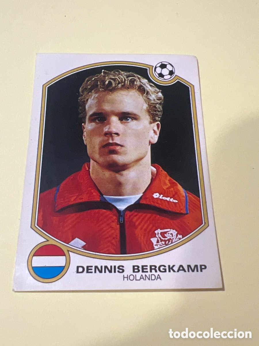 Cartes &agrave; collectionner de Football: C6659. N&deg;185 Dennis Bergkamp (Holanda) ESTRELLAS LIGA 92-93 PANINI. Nunca pegado
