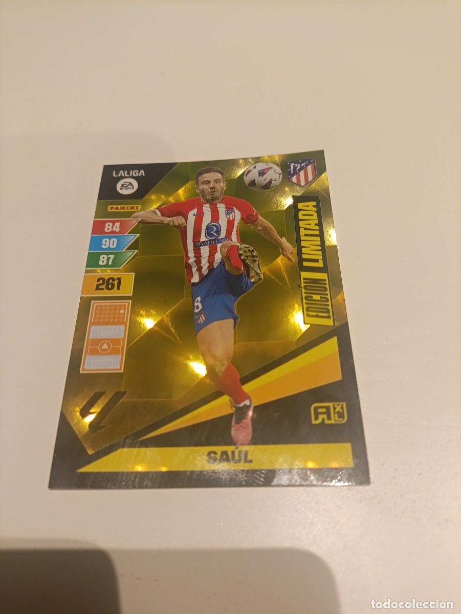 Cromos de f&uacute;tbol: Adrenalyn 20224 Sa&uacute;l edici&oacute;n limitada Atl&eacute;tico de Madrid