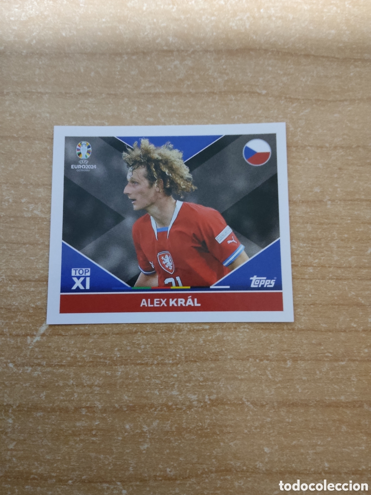 Cromos de f&uacute;tbol: TOP1 ALEX KRAL TOP XI EURO 2024 TOPPS