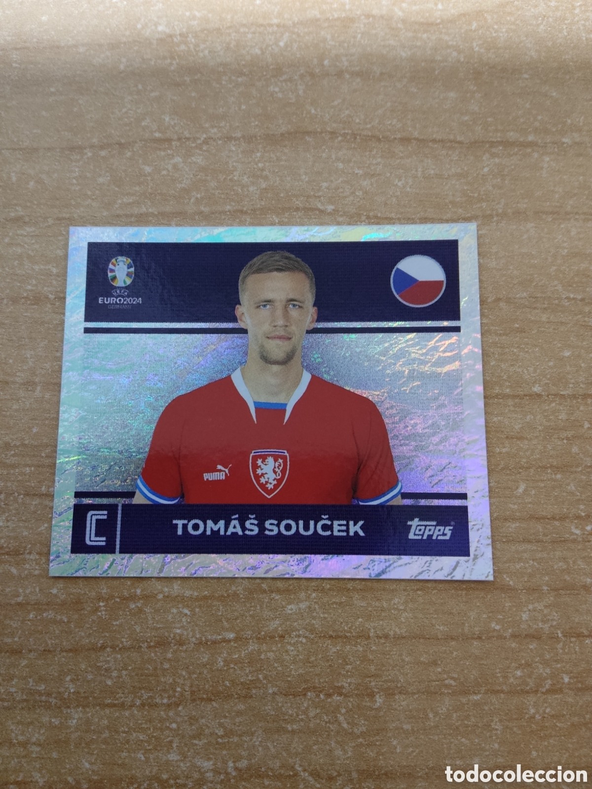 Cromos de f&uacute;tbol: 2 SOUCEK REPUBLICA CHECA EURO 2024 TOPPS