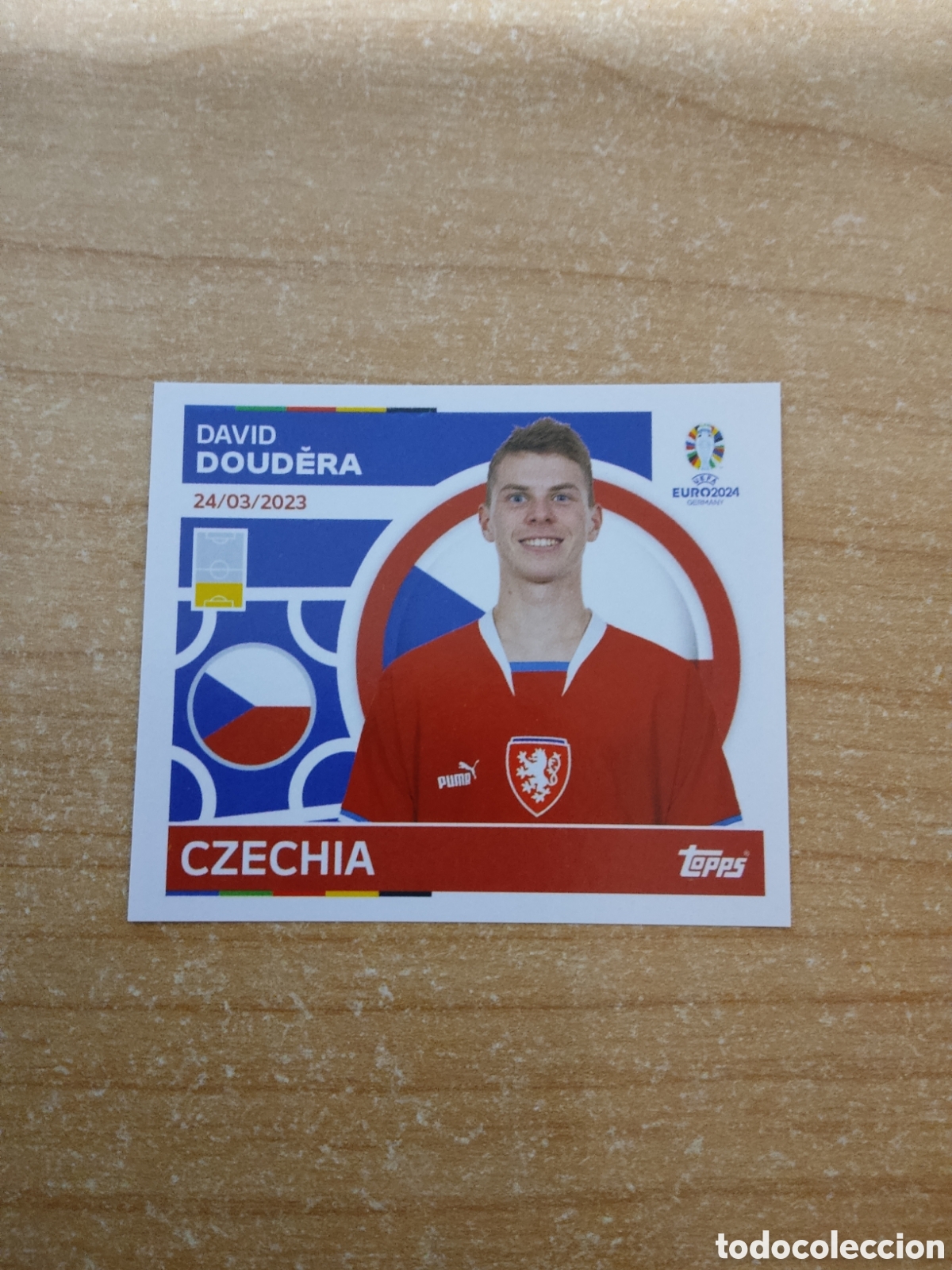 Cromos de f&uacute;tbol: 9 DOUDERA REPUBLICA CHECA EURO 2024 TOPPS