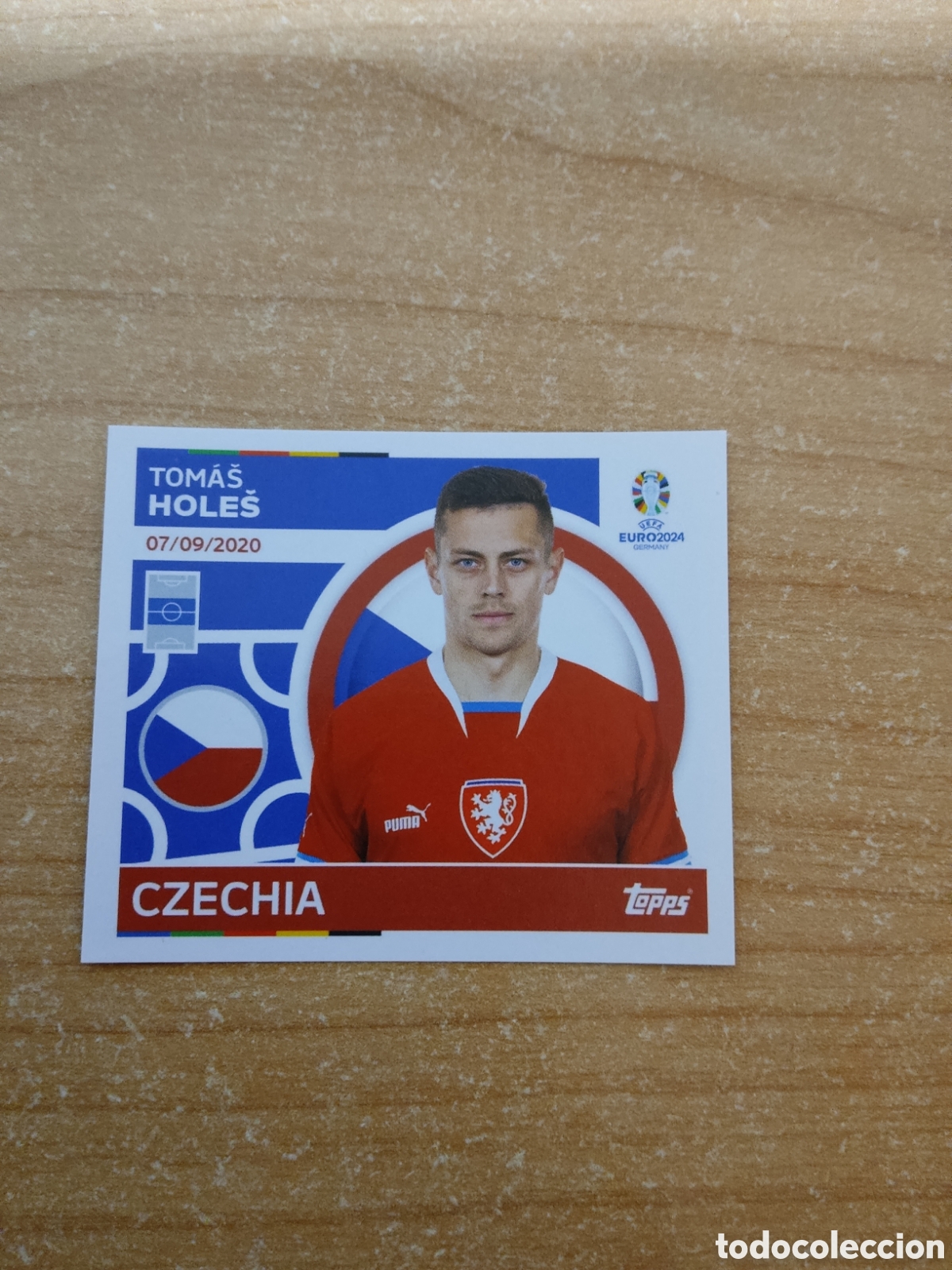 Cromos de f&uacute;tbol: 10 HOLES REPUBLICA CHECA EURO 2024 TOPPS