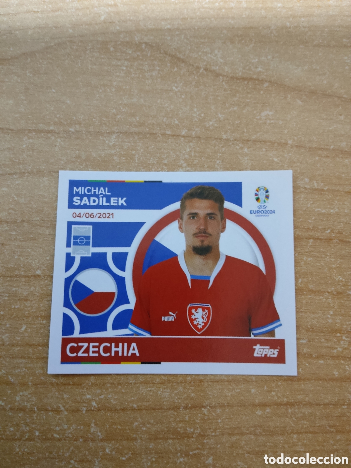 Cromos de f&uacute;tbol: 13 SADILEK REPUBLICA CHECA EURO 2024 TOPPS