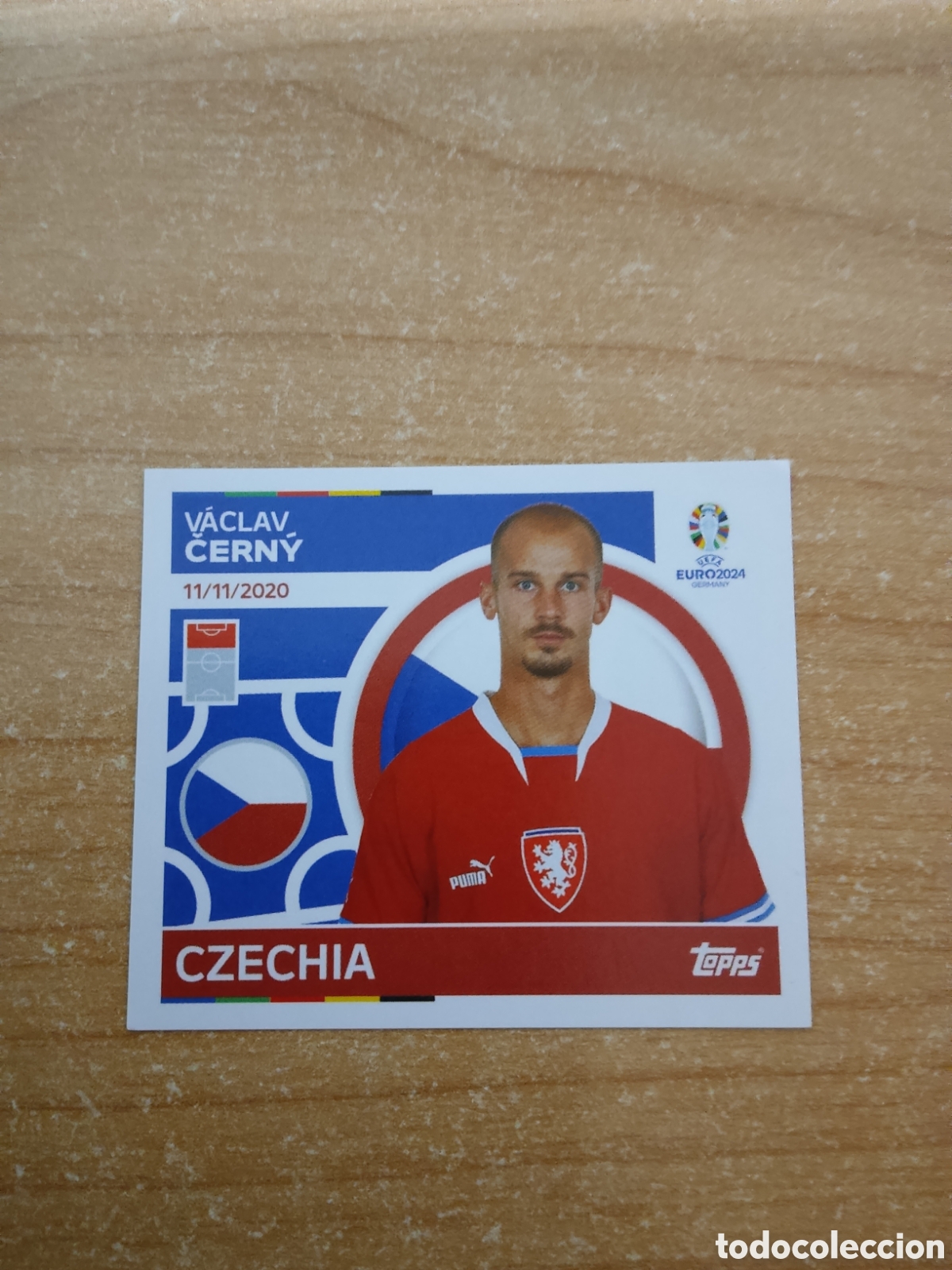 Cromos de f&uacute;tbol: 20 CERNY REPUBLICA CHECA EURO 2024 TOPPS