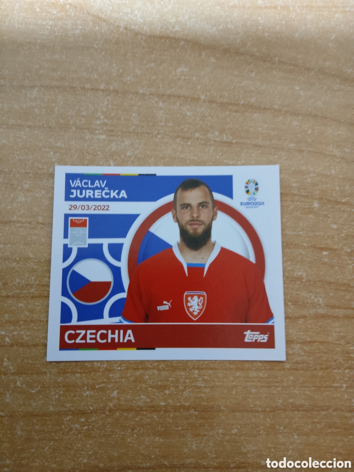 Cromos de f&uacute;tbol: 21 JURECKA REPUBLICA CHECA EURO 2024 TOPPS