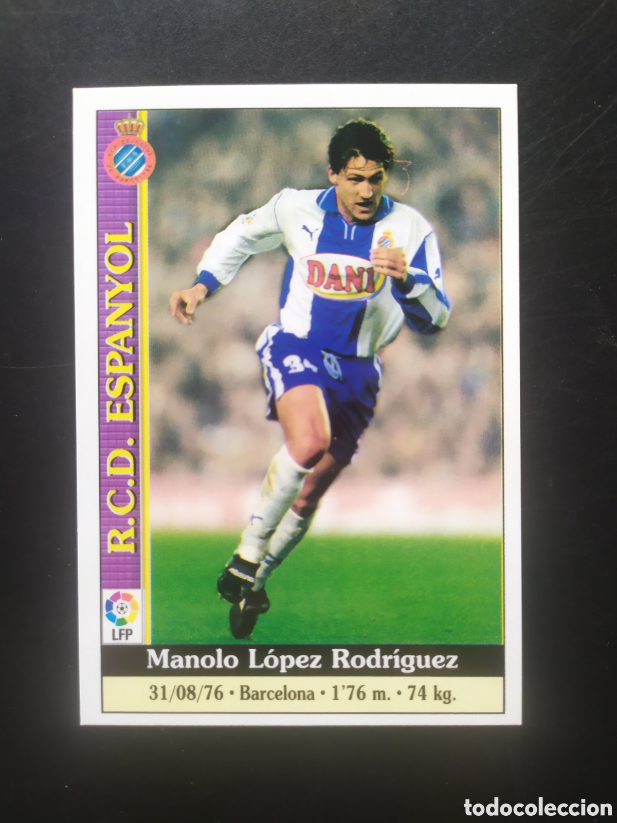Cromos de f&uacute;tbol: Mundicromo fichas Liga 1999 2000 99 00 Manolo n&deg; 116 Espanyol