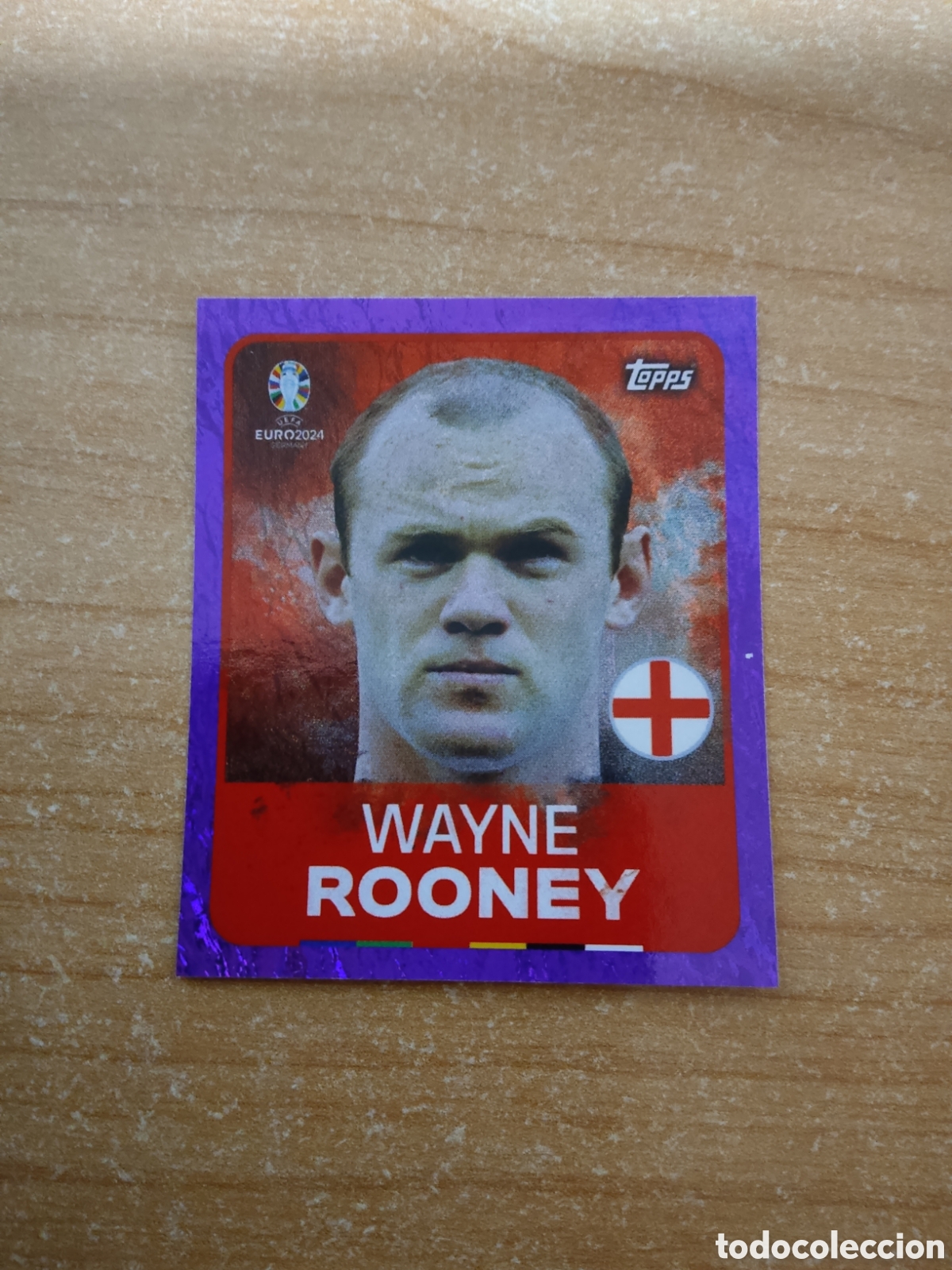 Cromos de f&uacute;tbol: 3 ROONEY INGLATERRA LILA EURO 2024