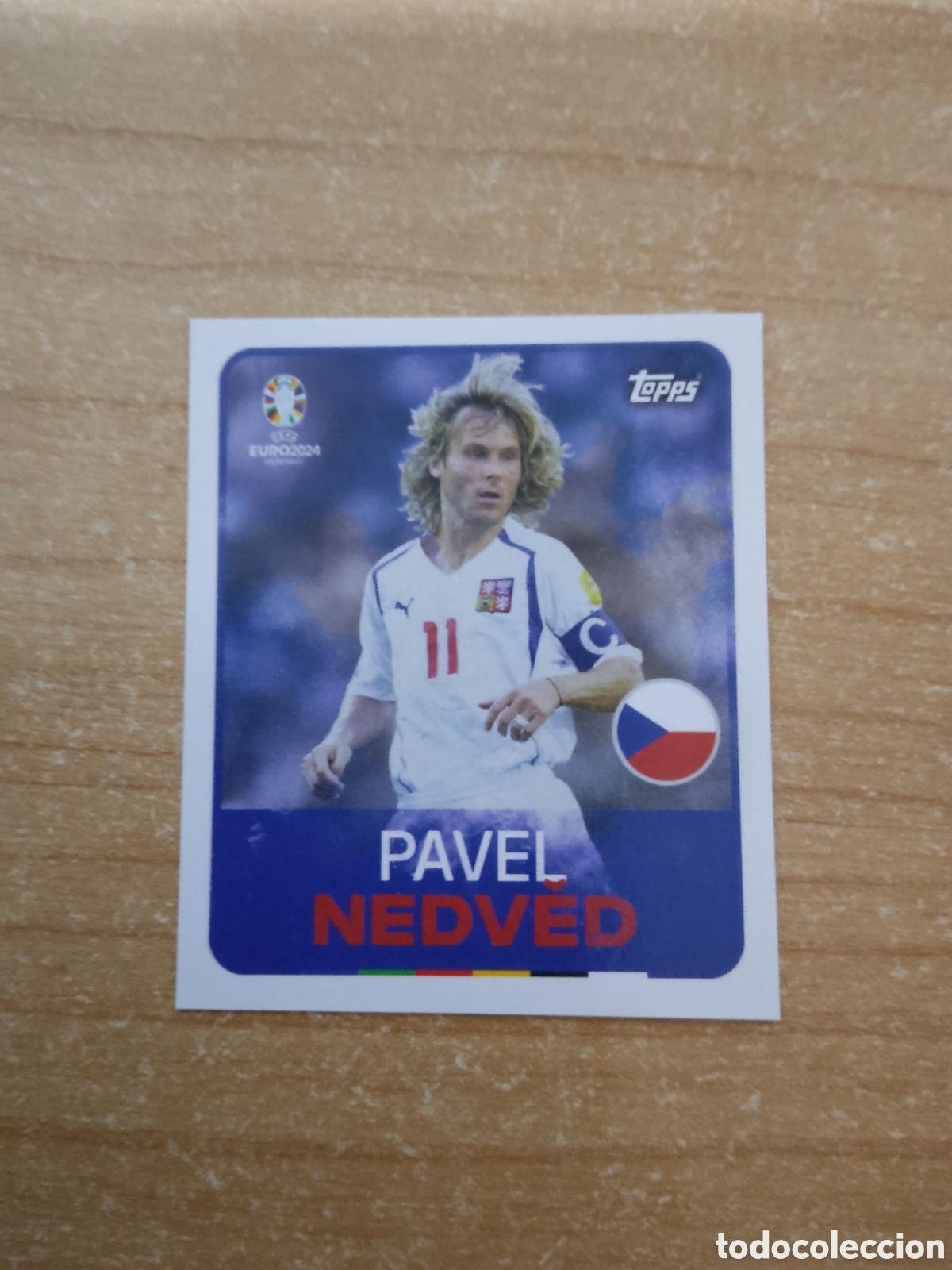 Cromos de f&uacute;tbol: 4 NEDVED LEYENDA REPUBLICA CHECA EURO 2024 TOPPS