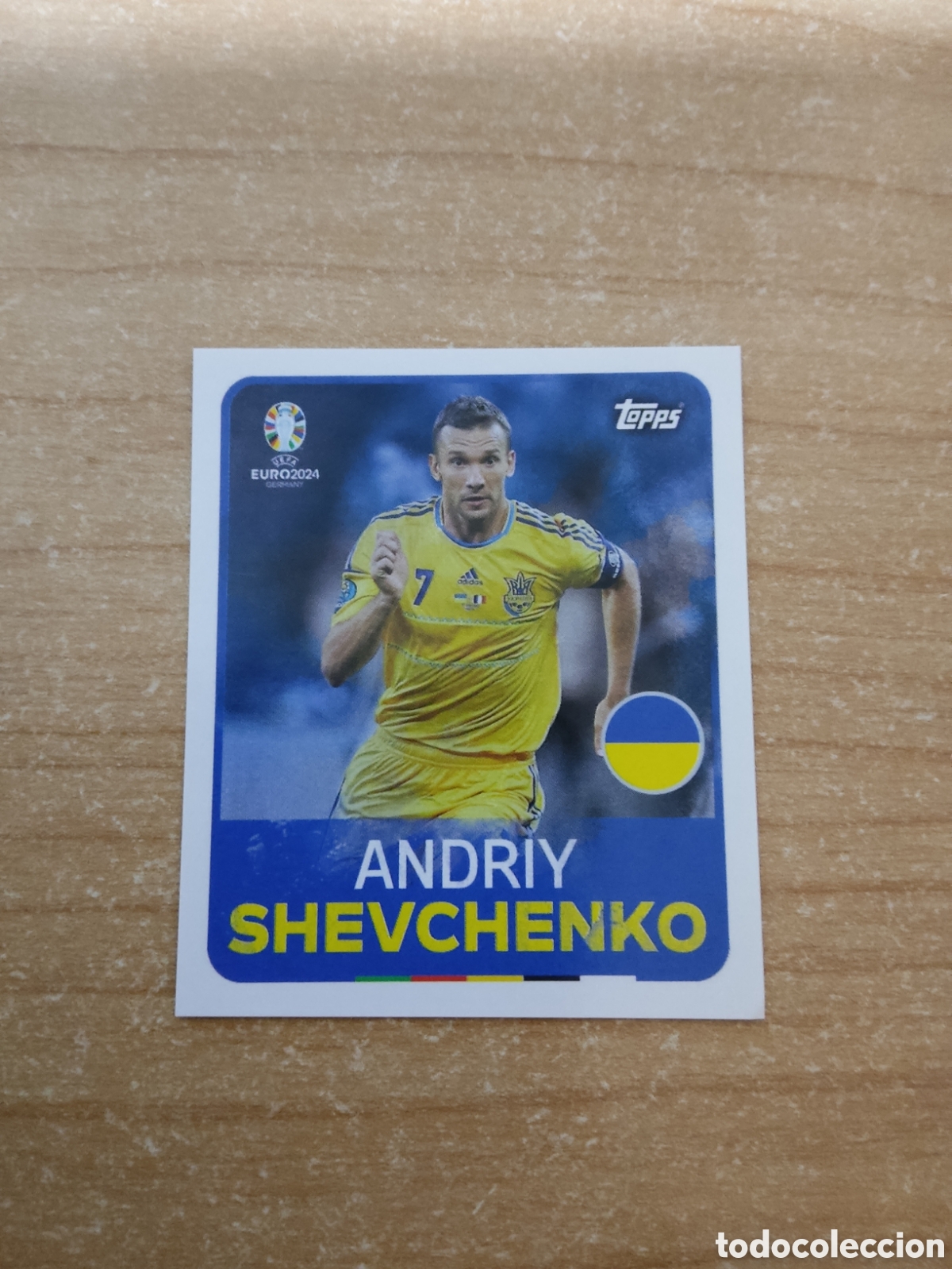 Cromos de f&uacute;tbol: 5 SHEVCHENKO LEYENDA UCRANIA EURO 2024 TOPPS