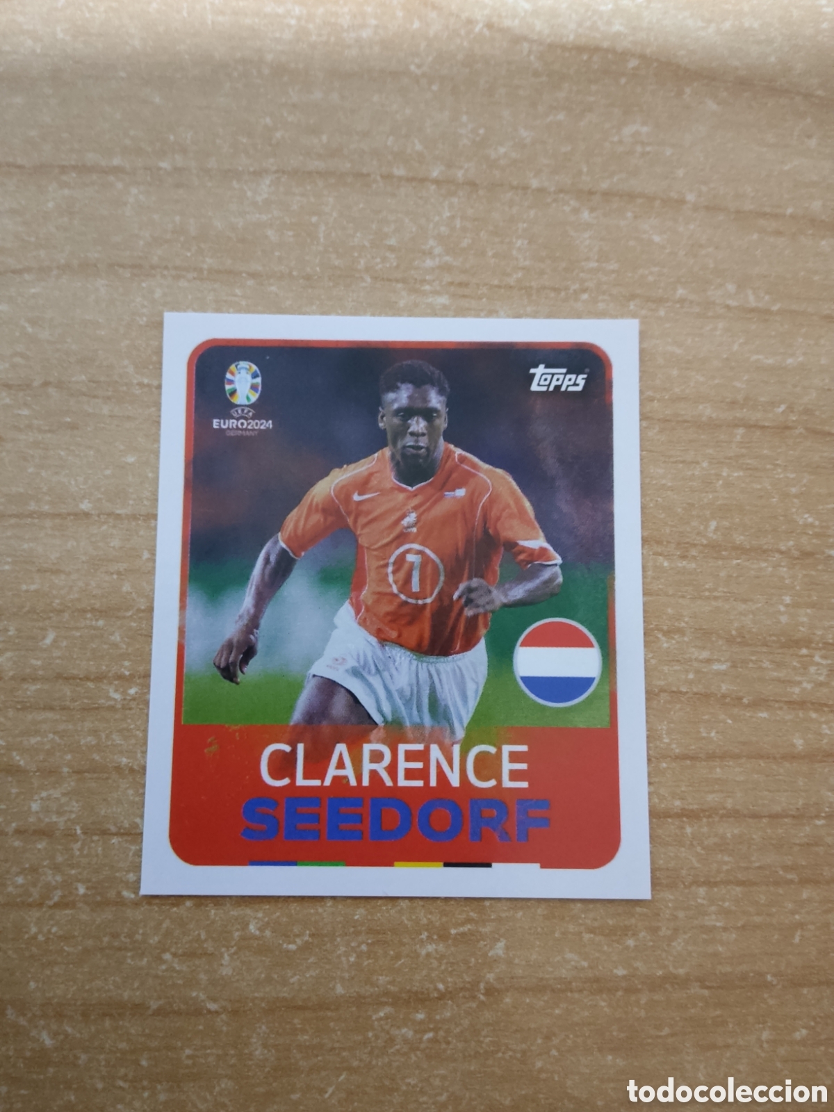 Cromos de f&uacute;tbol: 6 SEEDORF PAISES BAJOS LEYENDA EURO 2024 TOPPS