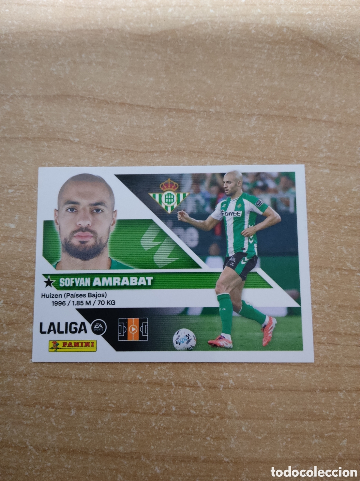 Cromos de f&uacute;tbol: 11 AMRABAT REAL BETIS LIGA ESTE 2026 2027
