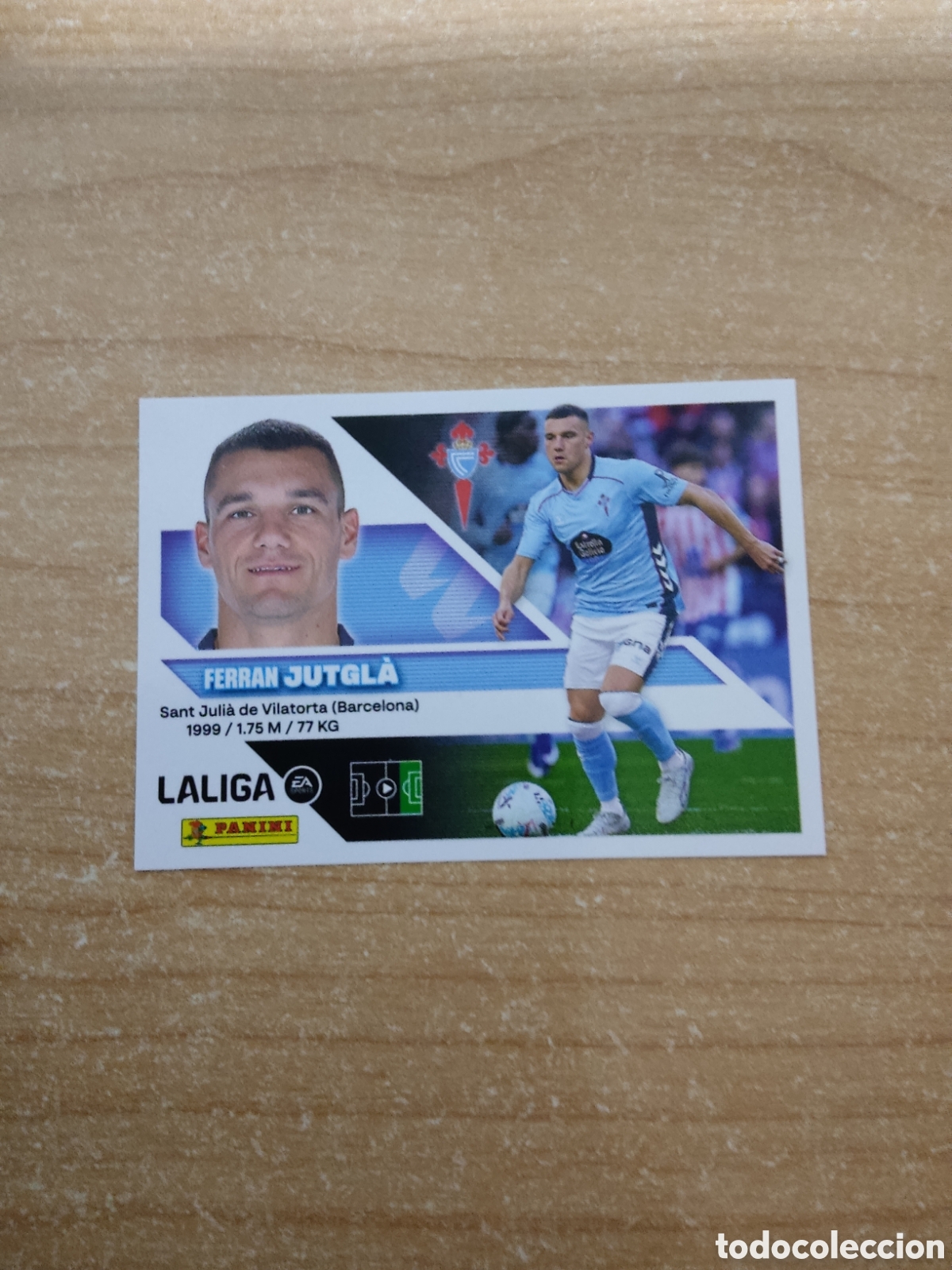 Cromos de f&uacute;tbol: 19 JUTGLA CELTA VIGO LIGA ESTE 2026 2027