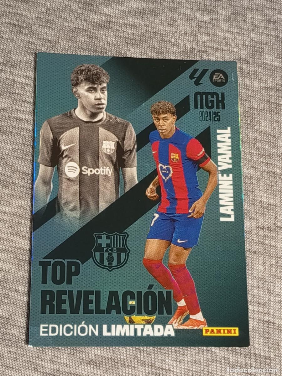 Cromos de f&uacute;tbol: MEGACRACKS 24 25 LAMINE YAMAL EDICION LIMITADA TOP REVELACION