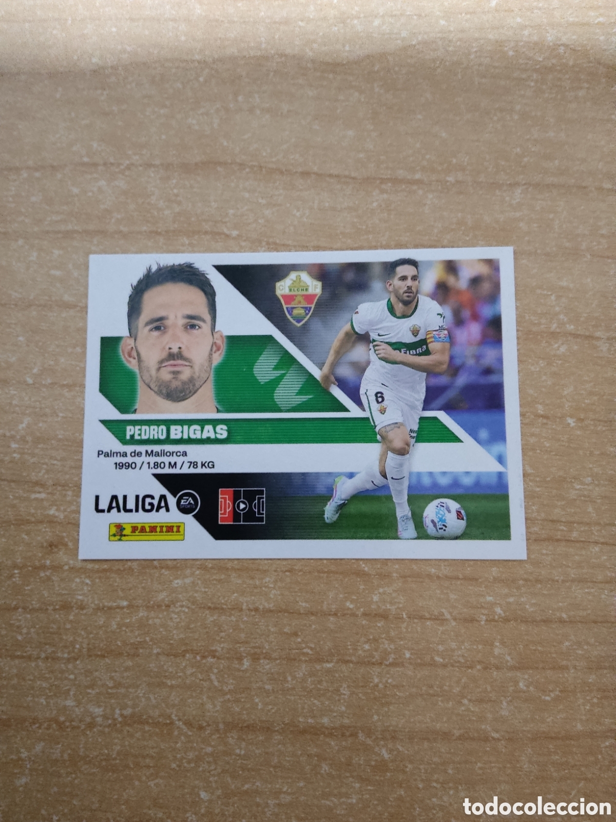Cromos de f&uacute;tbol: 7 BIGAS ELCHE LIGA ESTE 2026 2027