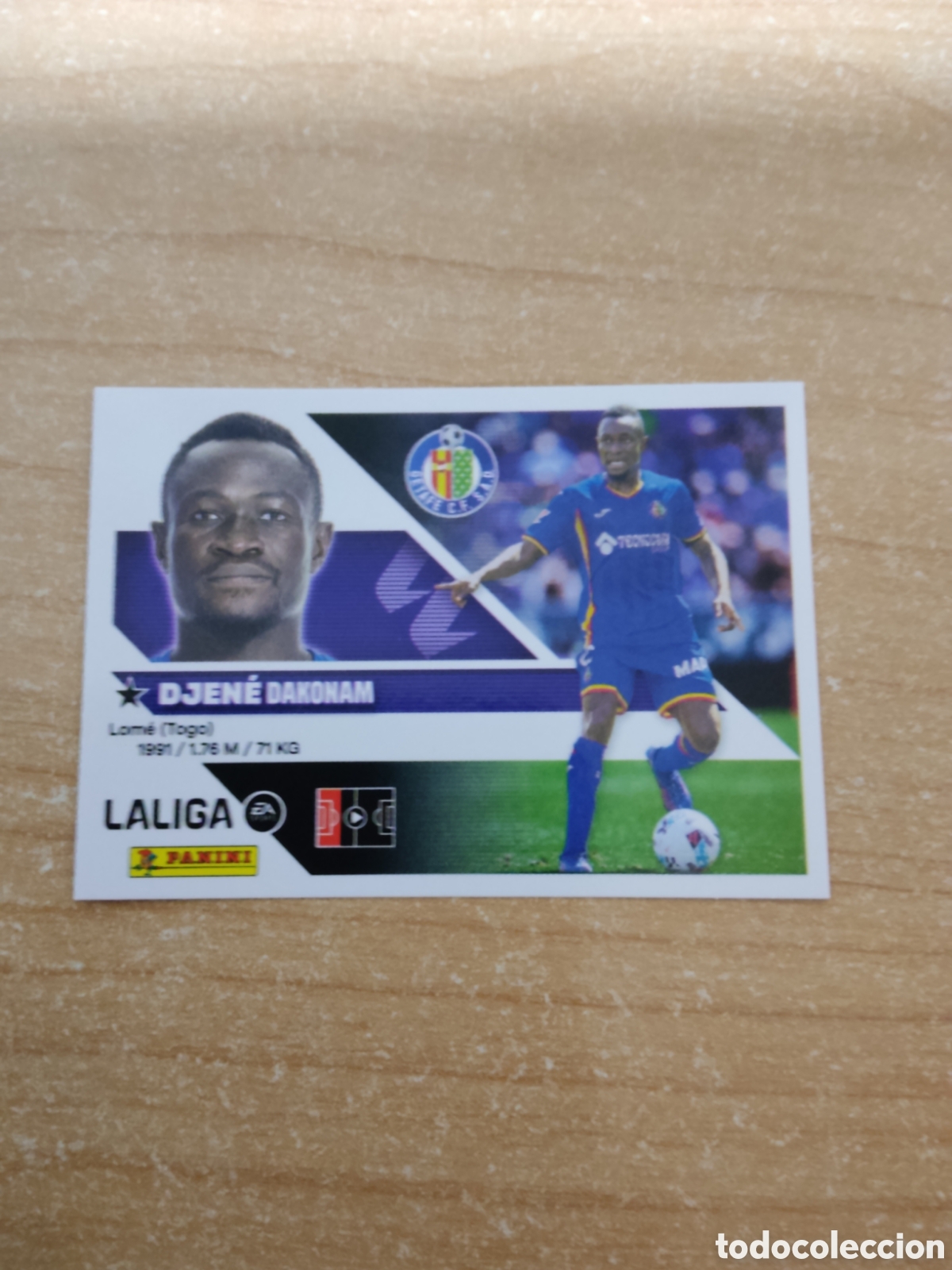 Cromos de f&uacute;tbol: 6 DJENE GETAFE LIGA ESTE 2026 2027