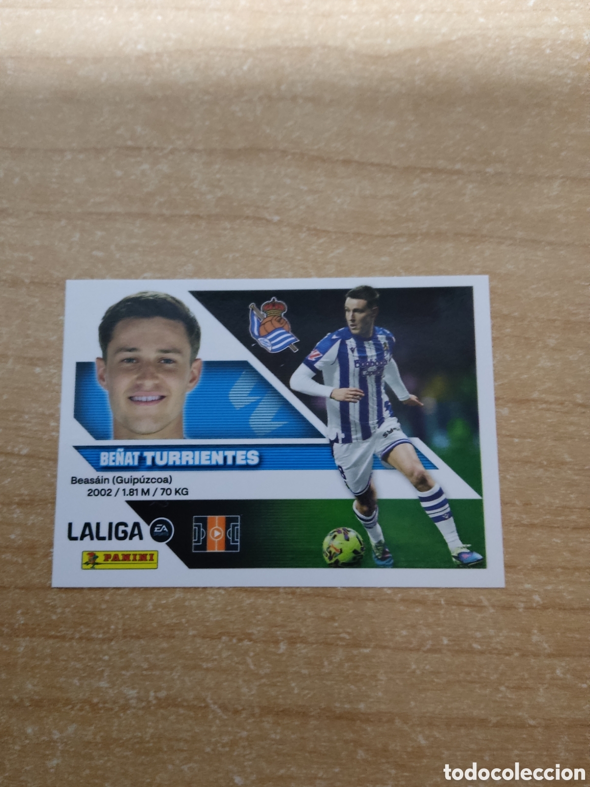 Cromos de f&uacute;tbol: 12 TURRIENTES REAL SOCIEDAD LIGA ESTE 2026 2027