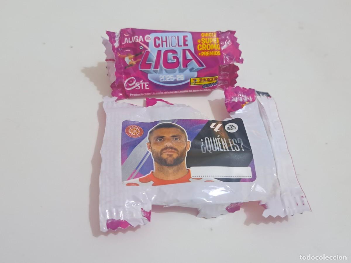 Cromos de f&uacute;tbol: CROMO LIGA 2025-26 CHICLE QUIEN ES? GIRONA PANINI ESTE