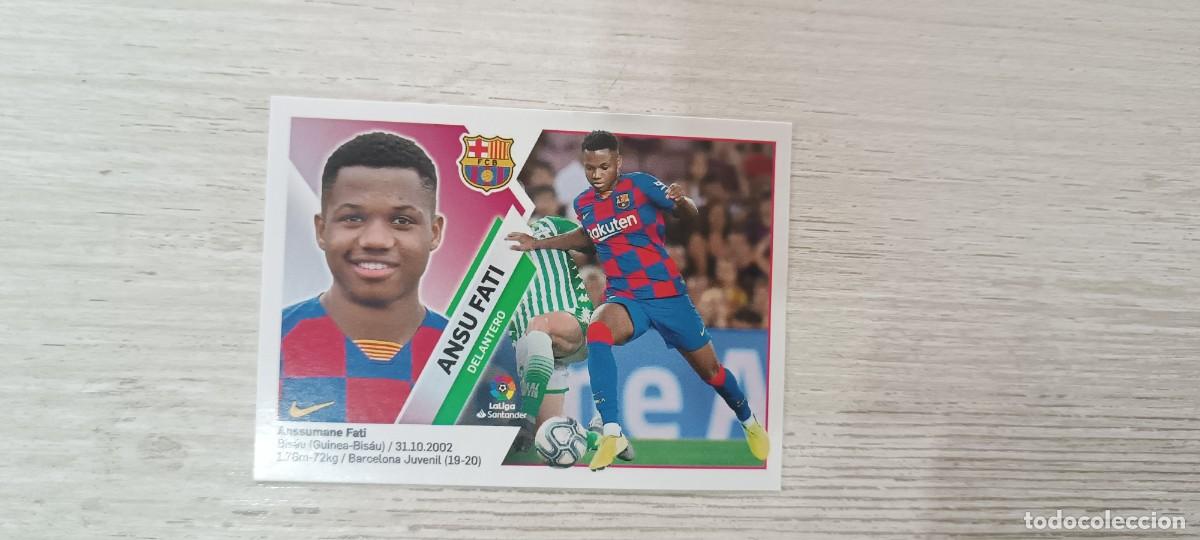 Cromos de f&uacute;tbol: ANSU FATI COLOCA NUNCA PEGADO ROOKIE LIGA ESTE 19 20 2019 2020