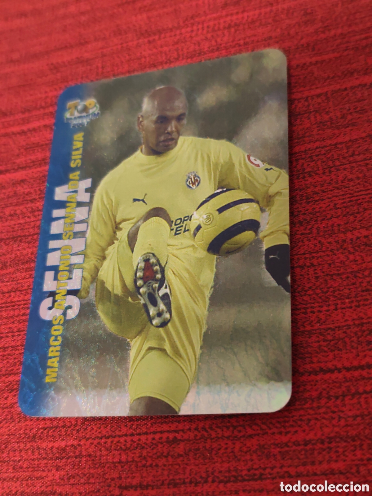 Cromos de f&uacute;tbol: 744 SENNA VILLARREAL JASPEADO TOP PLATINUM MUNDICROMO 2006 2007
