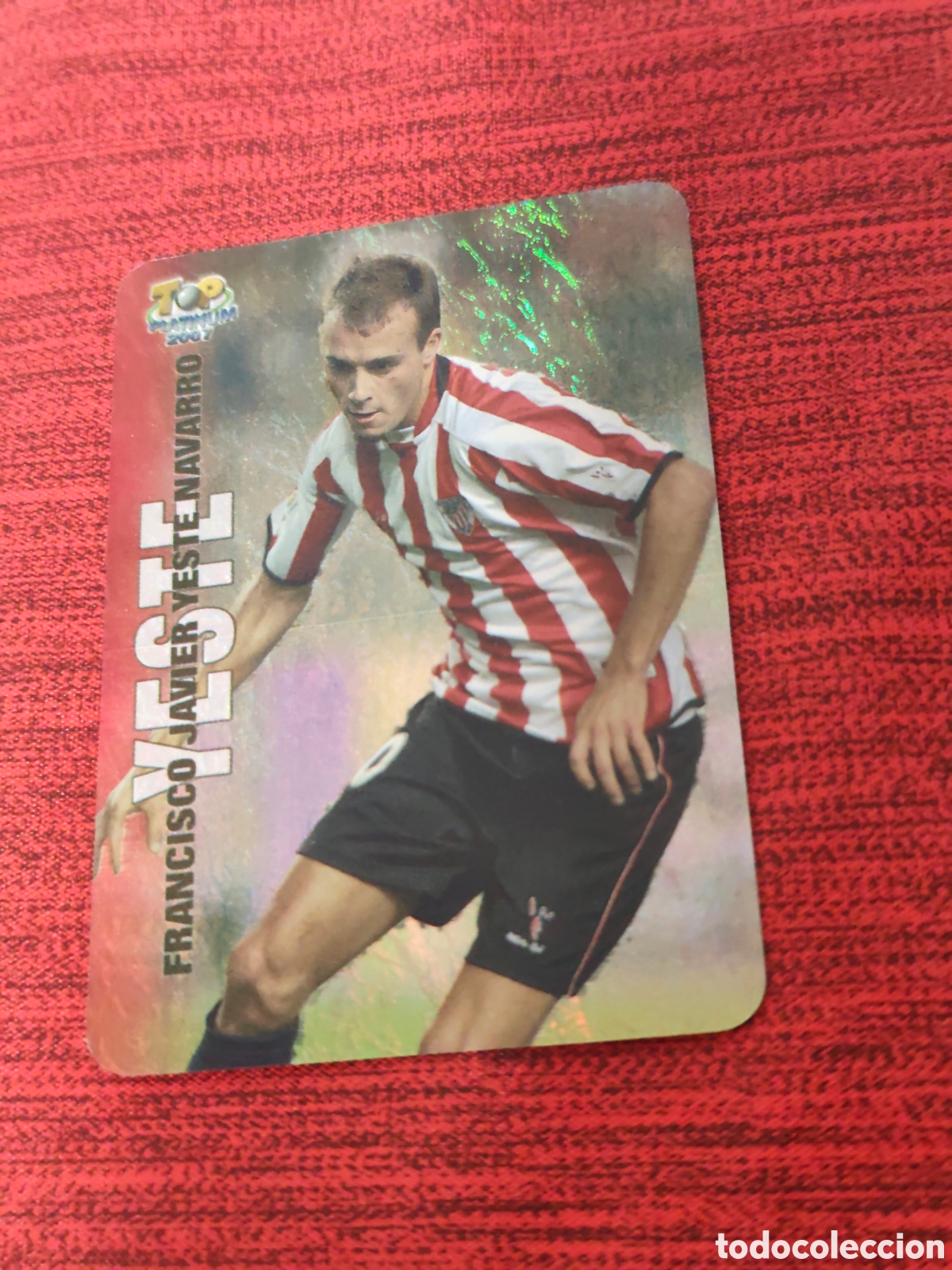 Cromos de f&uacute;tbol: 746 YESTE ATHLETIC BILBAO JASPEADO TOP PLATINUM MUNDICROMO 2006 2007