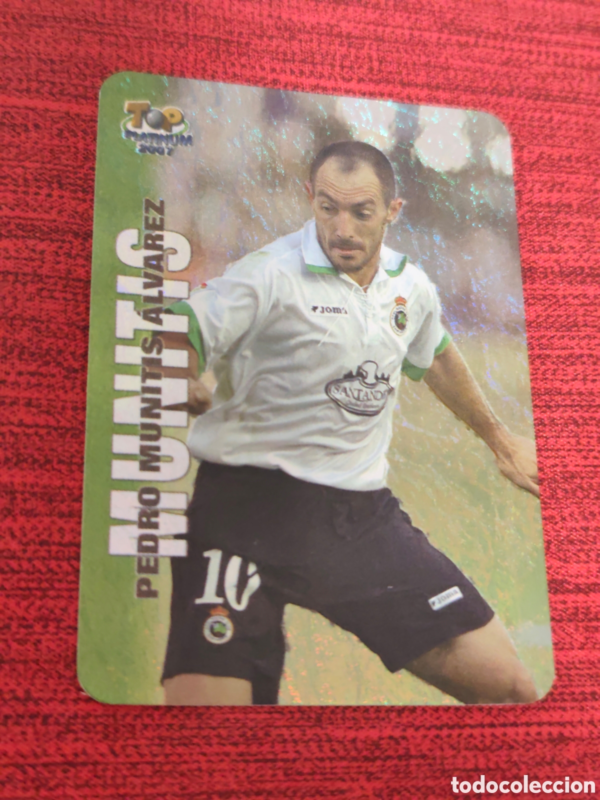Cromos de f&uacute;tbol: 747 MUNITIS RACING SANTANDER JASPEADO TOP PLATINUM MUNDICROMO 2006 2007