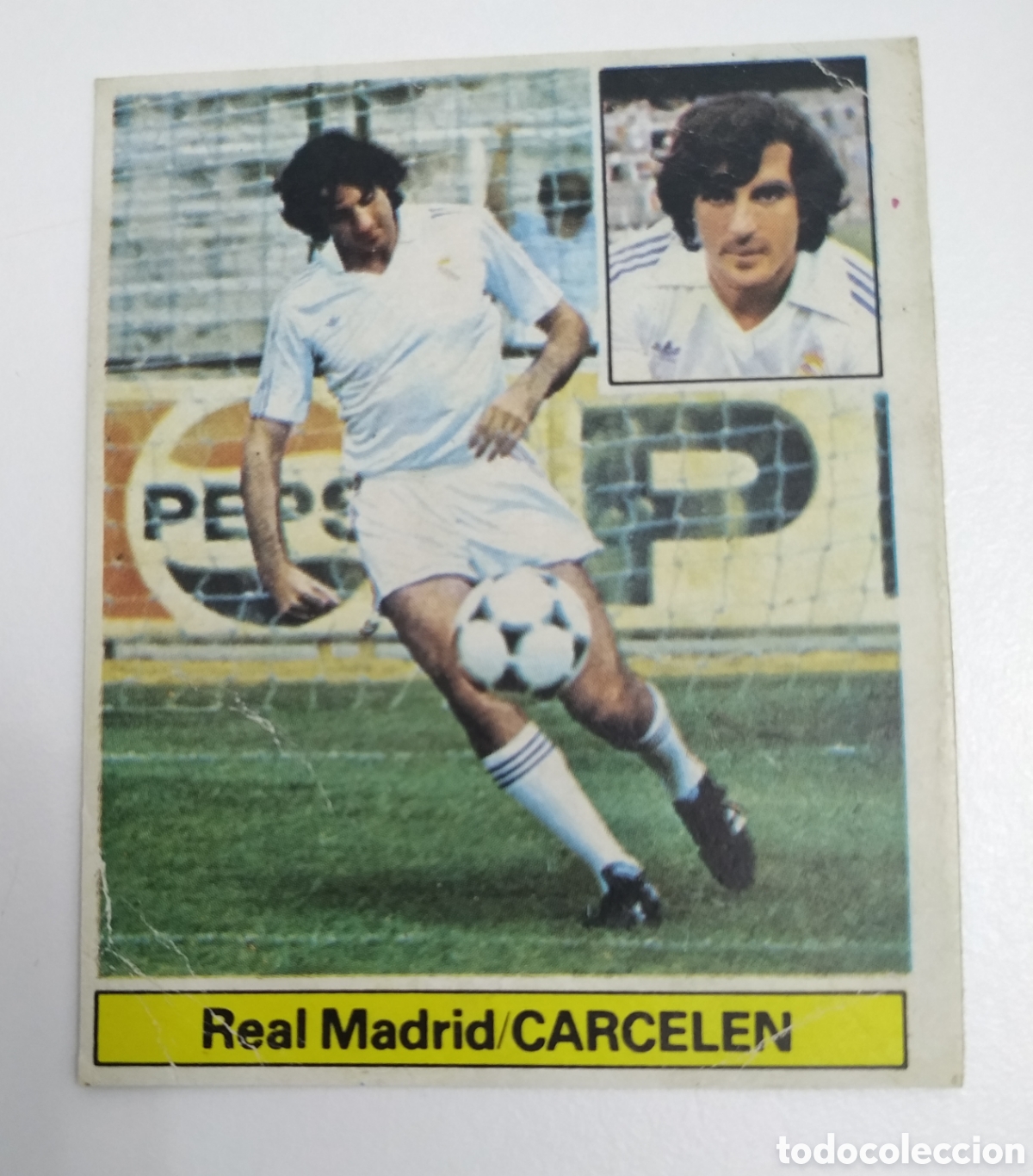Fu&szlig;ball-Sticker: Carcelen, fichaje 28 del Real Madrid,sin pegar 81 82