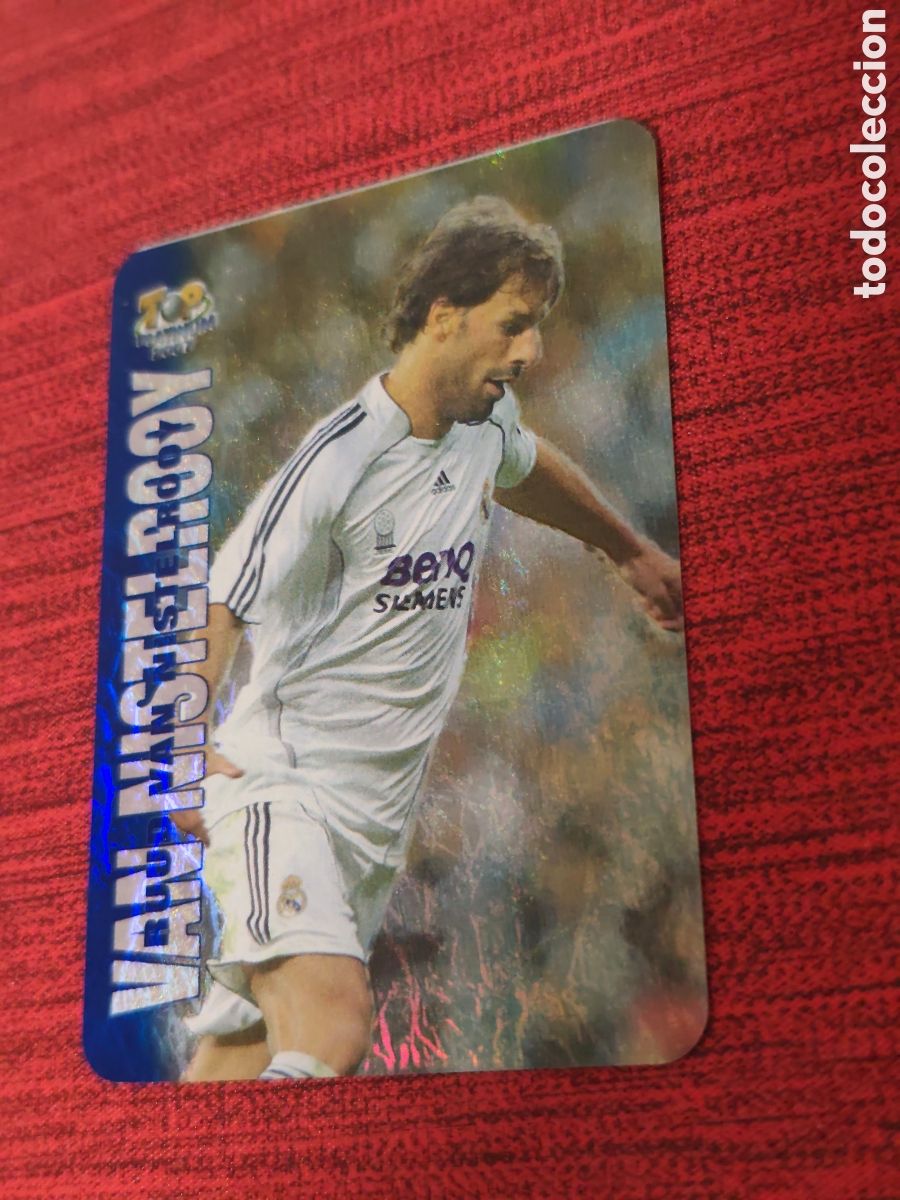 Cromos de Futebol: 749 VAN NISTELROOY REAL MADRID JASPEADO TOP PLATINUM MUNDICROMO 2006 2007