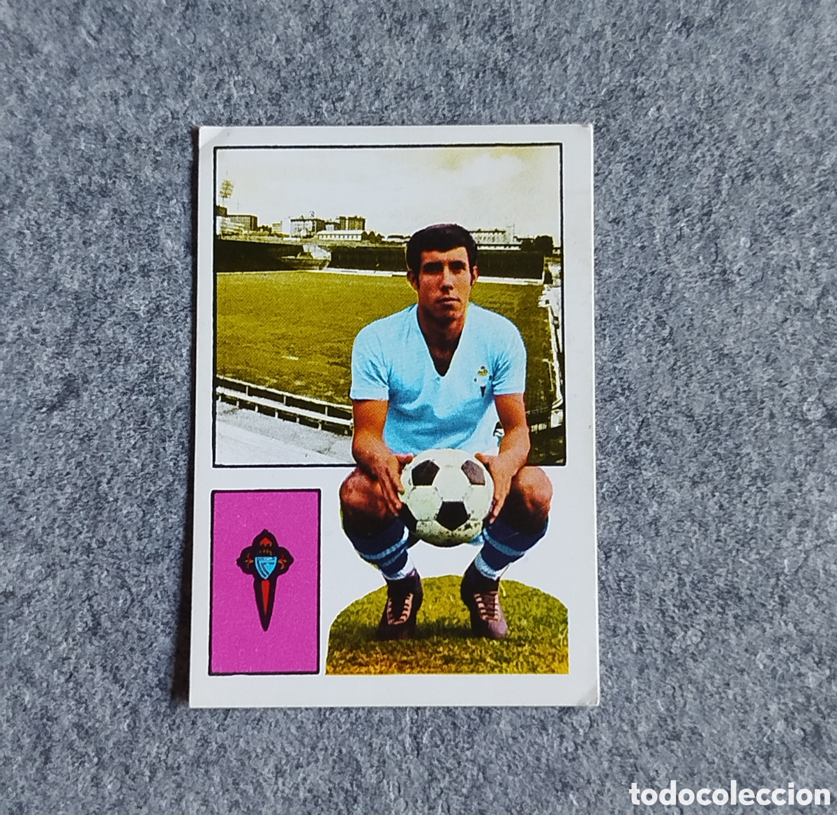 Cromos de f&uacute;tbol: SIN PEGAR JUAN CELTA DE VIGO 74 75 1974 1975 FHER DISGRA CROMO NUNCA PEGADO