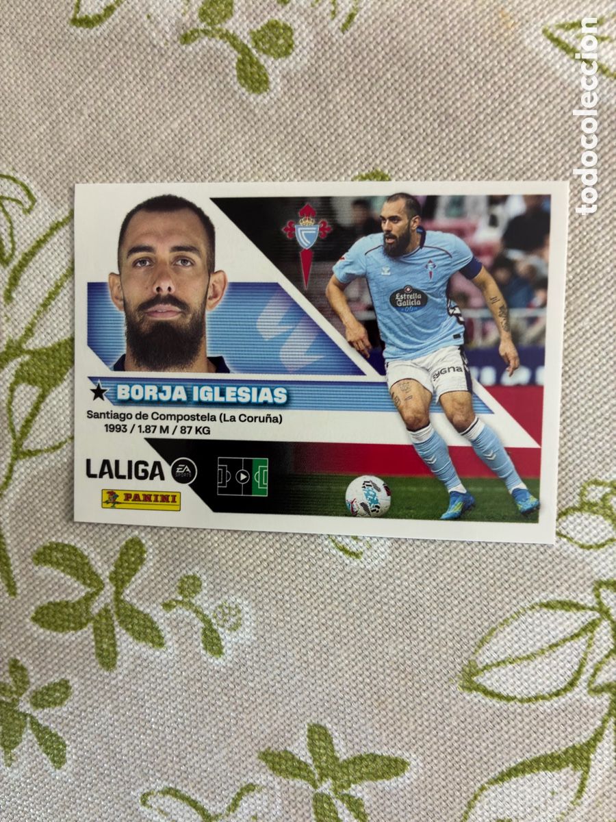 Cromos de f&uacute;tbol: Cromo Borja Iglesias (RC Celta) N&ordm; 20 - Colecci&oacute;n Este LIGA 2026-27 Panini (Sin Pegar)