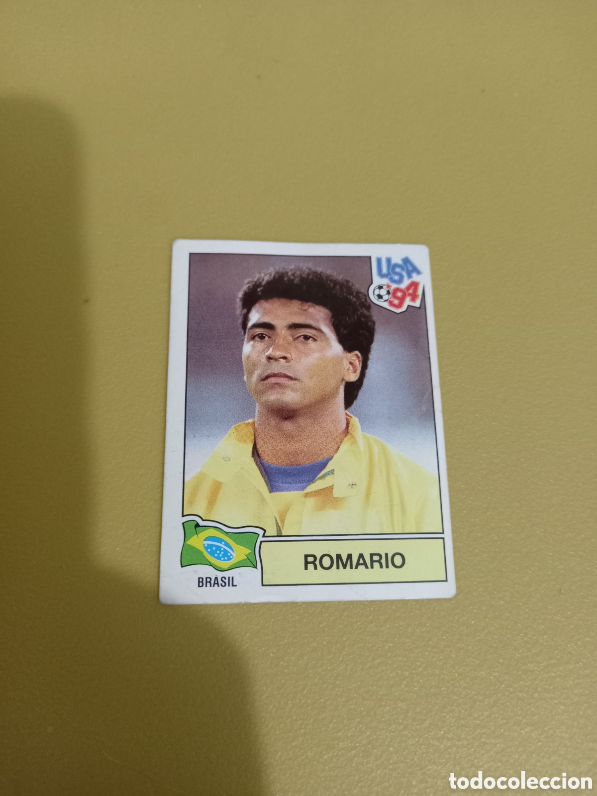 Cromos de f&uacute;tbol: Cromo Romario Mundial USA 94, colecci&oacute;n Panini 107