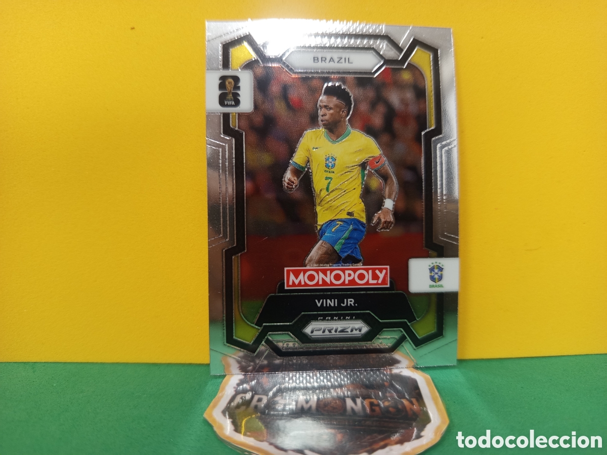 Cromos de f&uacute;tbol: ❇️ CROMO ⚽ VINI JR VINICIUS BRASIL MONOPOLY PRIZM MUNDIAL 2026 PANINI ❇️