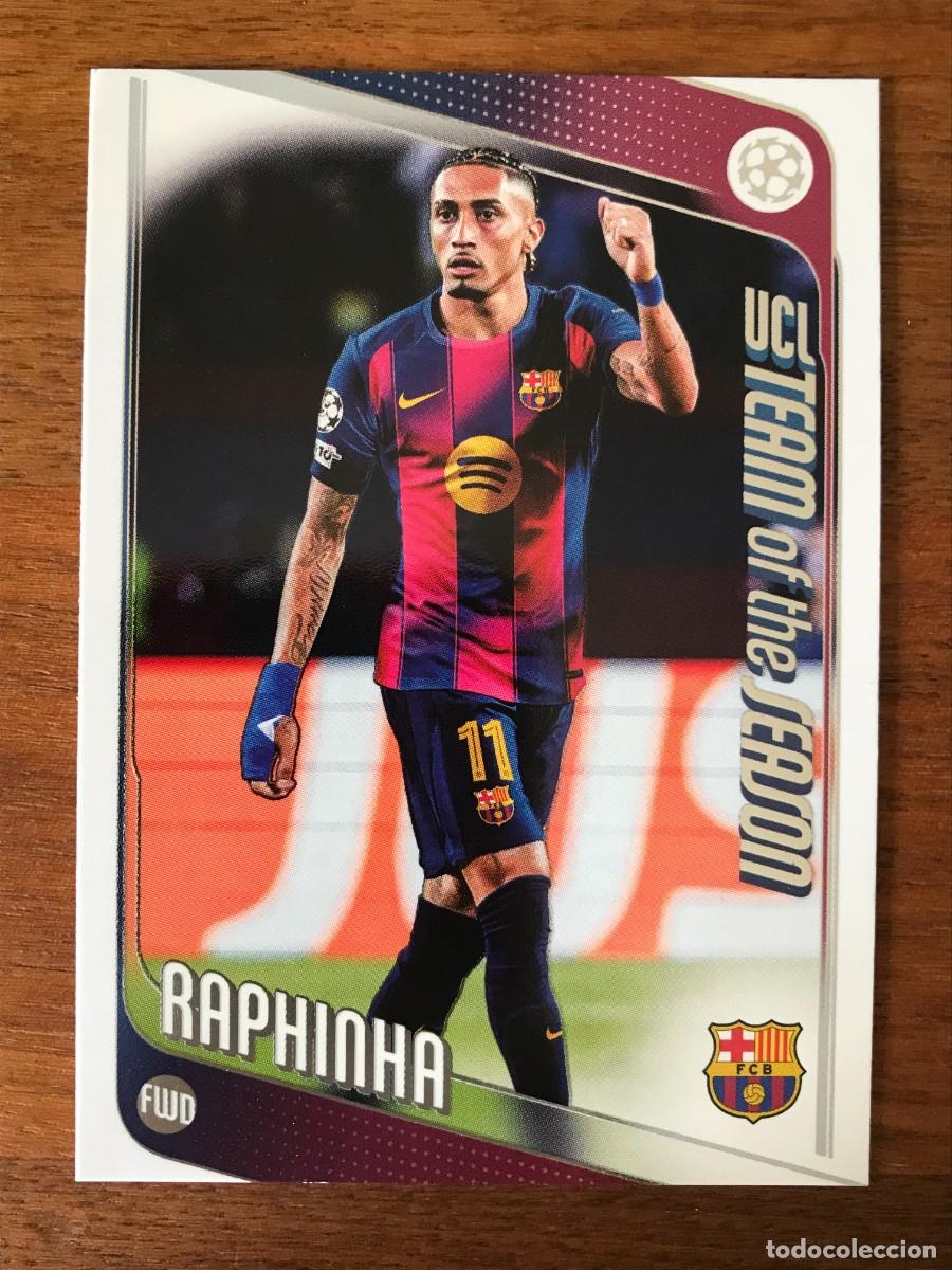 Cromos de f&uacute;tbol: RAPHINHA - FC BARCELONA - TOPPS UEFA CHAMPIONS UCC FLAGSHIP - 2025 2026 25 26
