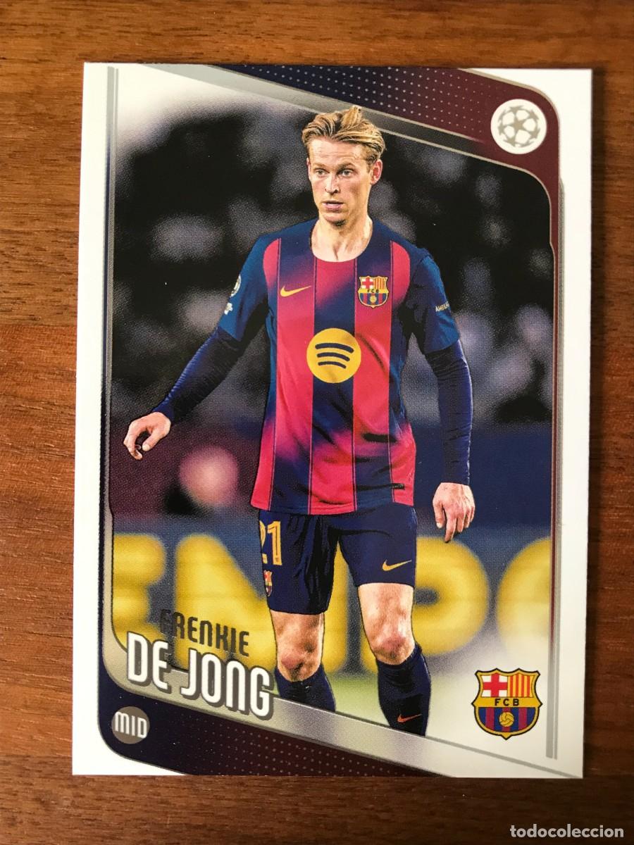 Cromos de f&uacute;tbol: FRENKIE DE JONG - FC BARCELONA - TOPPS UEFA CHAMPIONS UCC FLAGSHIP - 2025 2026 25 26