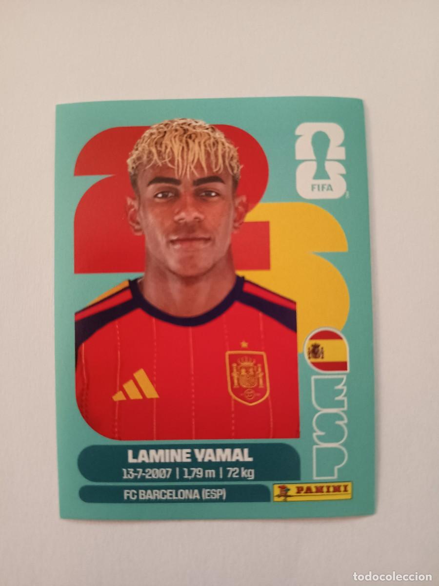 Cromos de f&uacute;tbol: CROMO ESP 15 ESP15 LAMINE YAMAL ESPA&Ntilde;A SPAIN BARCELONA - PANINI MUNDIAL WORLD CUP 2026 STICKERS FIFA