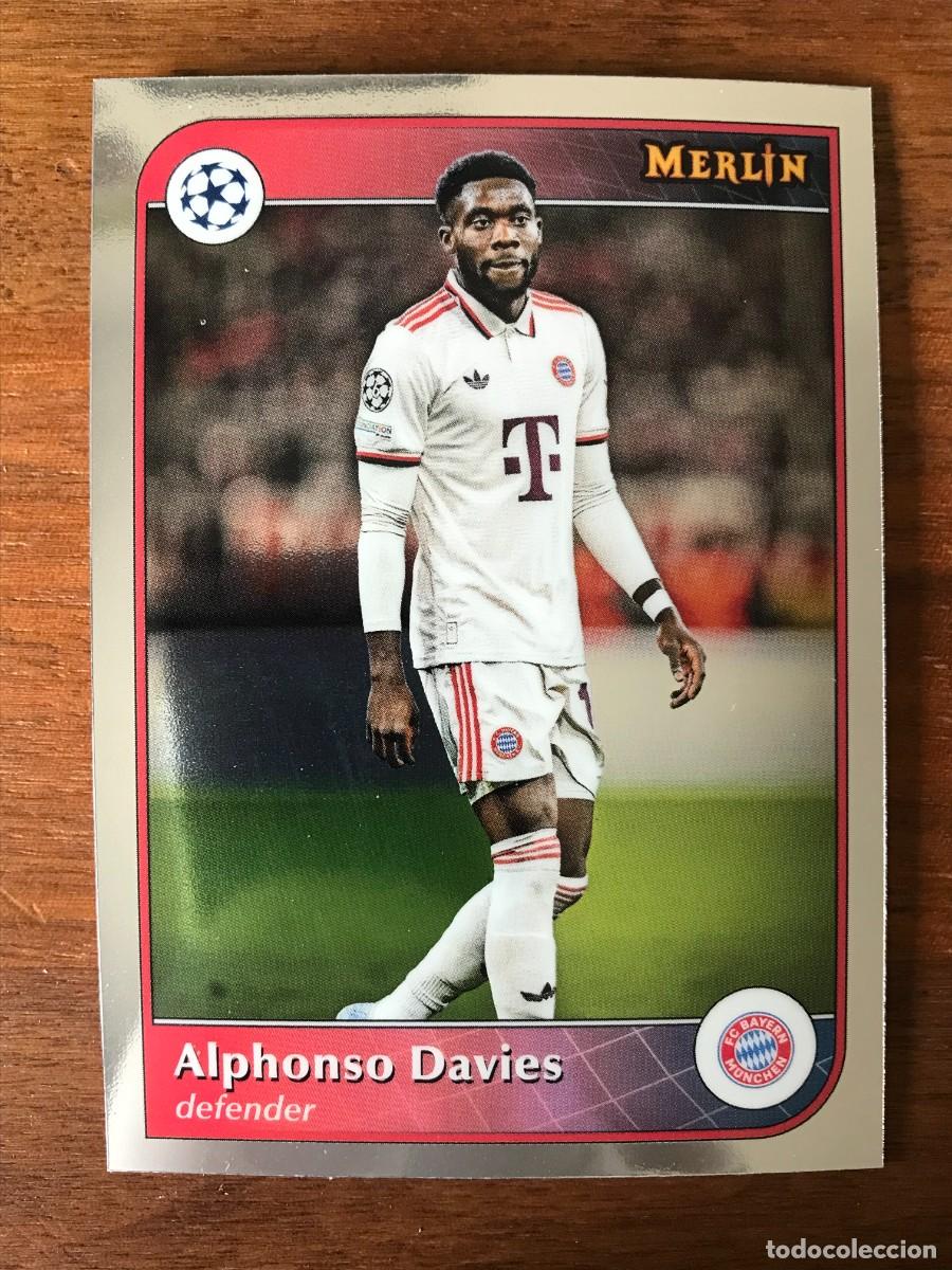 Cromos de f&uacute;tbol: ALPHONSO DAVIES - BAYERN MUNICH - TOPPS CHROME MERLIN UCC UEFA CHAMPIONS - 2024 2025