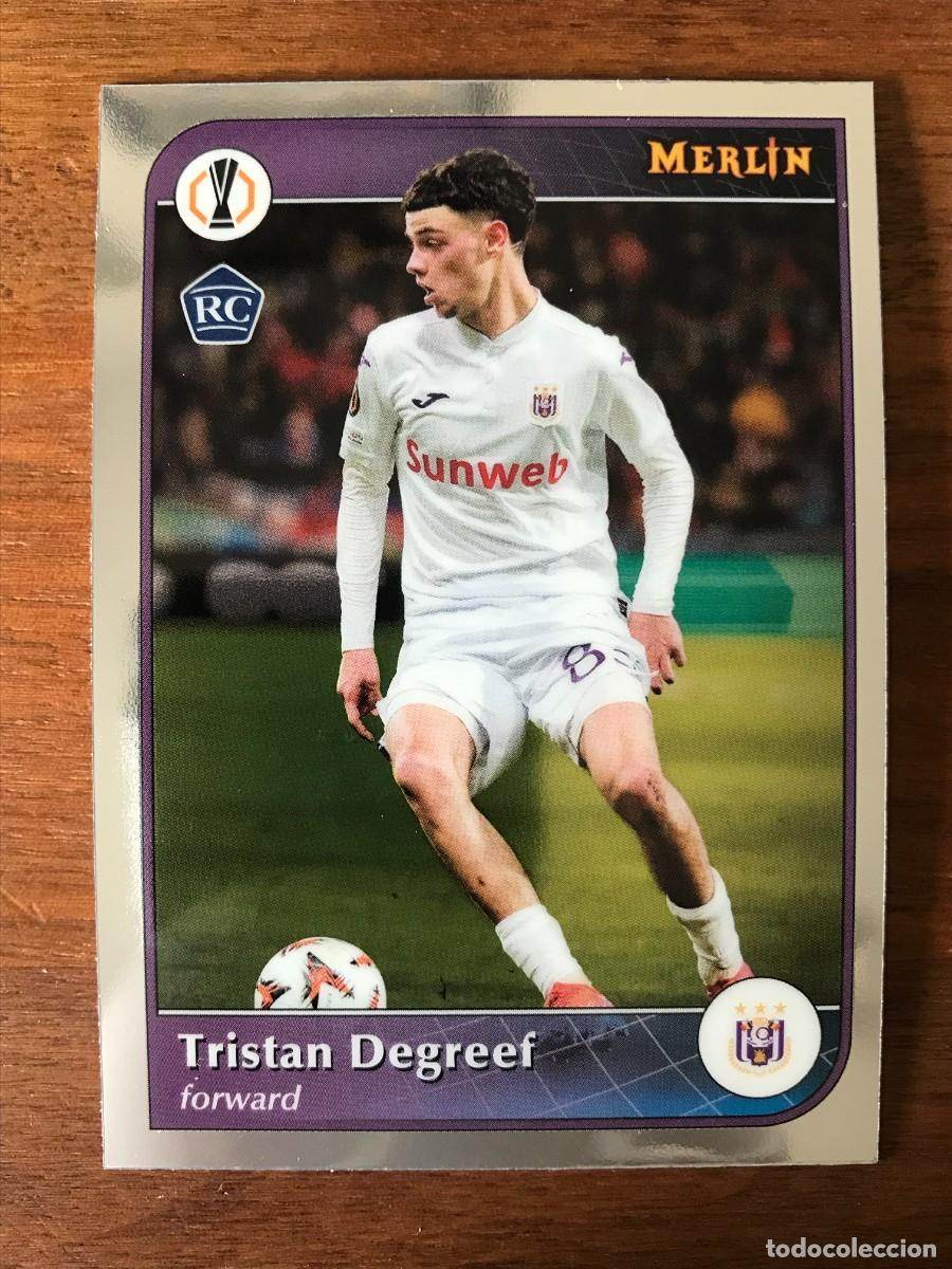 Cromos de Futebol: TRISTAN DEGREEF - RSC ANDERLECHT - ROOKIE CARD - TOPPS CHROME MERLIN UCC UEFA CHAMPIONS - 2024 2025