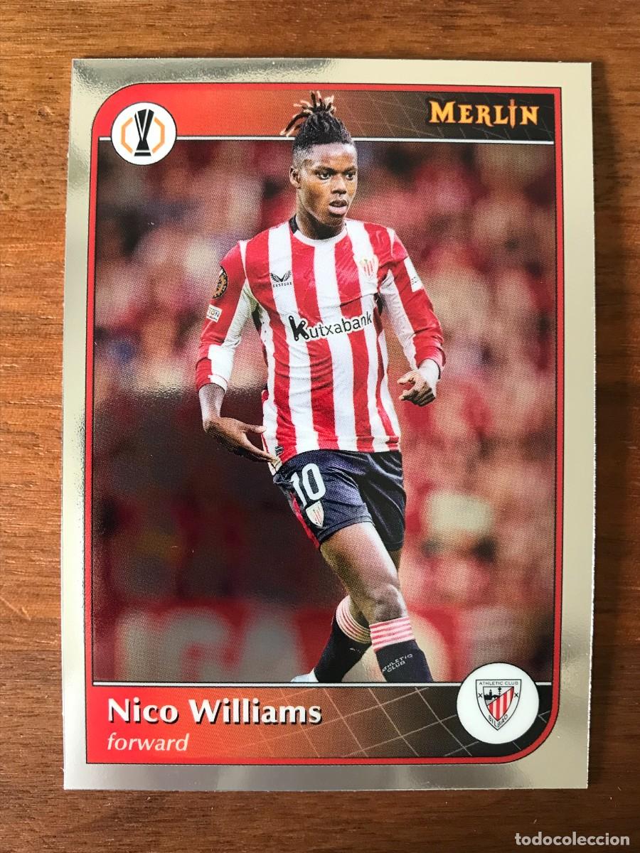 Cromos de f&uacute;tbol: NICO WILLIAMS - ATHLETIC CLUB BILBAO - TOPPS CHROME MERLIN UCC UEFA CHAMPIONS - 2024 2025