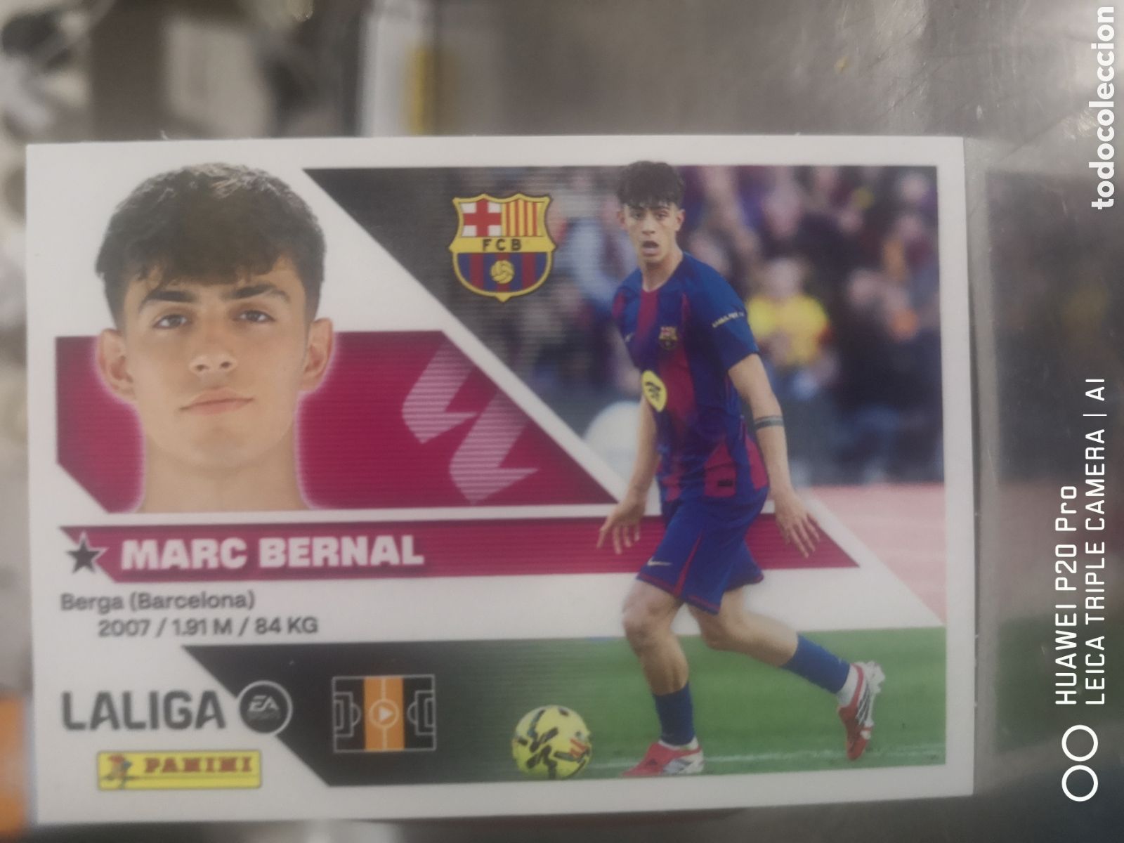 Cromos de f&uacute;tbol: LIGA ESTE 2026 2027 26 27 MARC BERNAL 14 BARCELONA