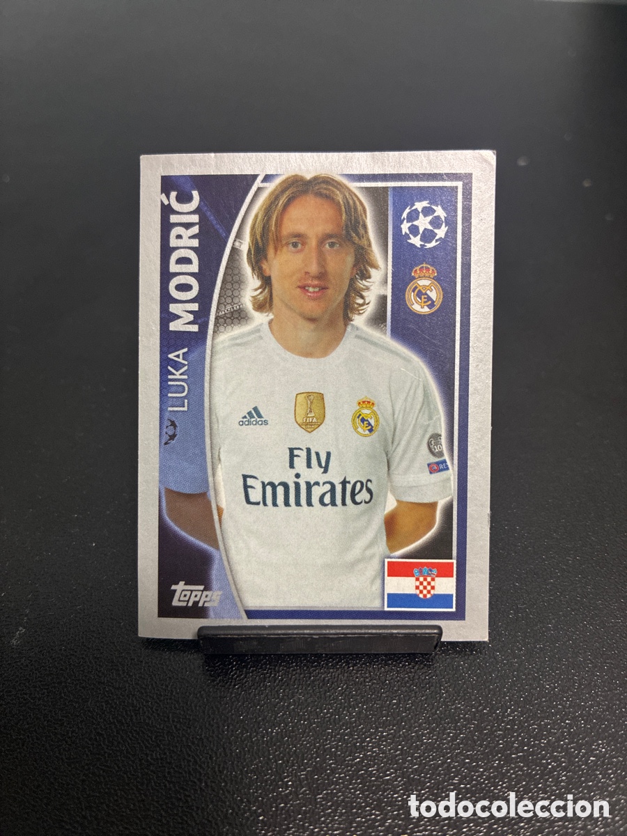 Cromos de f&uacute;tbol: ⚽ Sticker Luka Modrić #38 &ndash; Topps UEFA Champions League 2015-2016