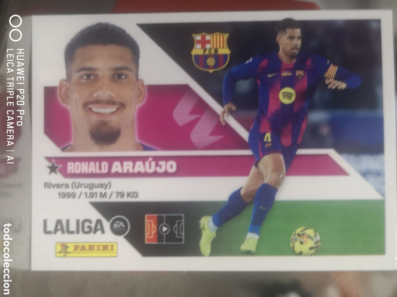Cromos de f&uacute;tbol: LIGA ESTE 2026 2027 26 27 ARAUJO 6A BARCELONA