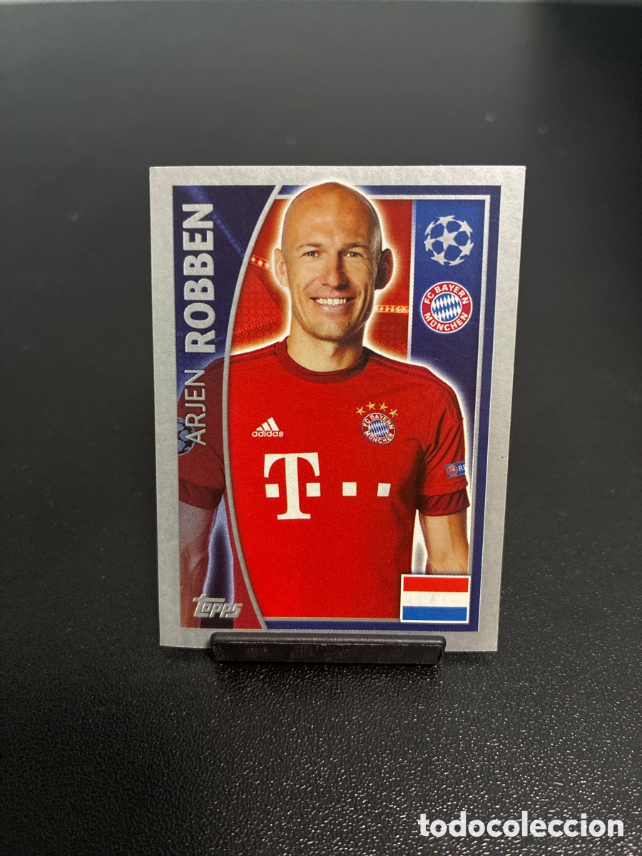 Cromos de f&uacute;tbol: ⚽ Sticker Arjen Robben #387 &ndash; Topps UEFA Champions League 2015-2016