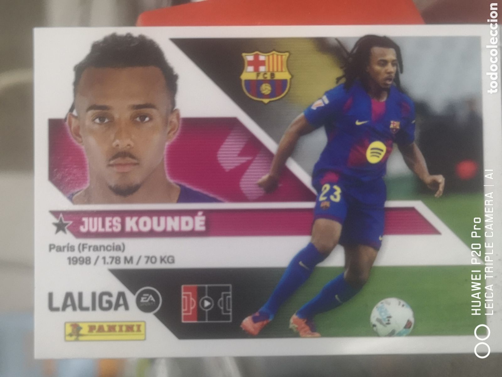 Cromos de f&uacute;tbol: LIGA ESTE 2026 2027 26 27 KOUNDE 5 BARCELONA