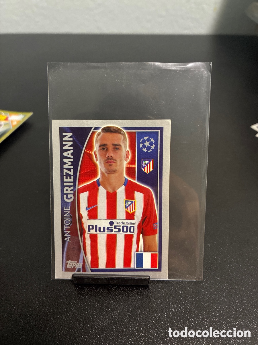 Cromos de f&uacute;tbol: ⚽ Sticker Antoine Griezmann #187 &ndash; Topps UEFA Champions League 2015-2016