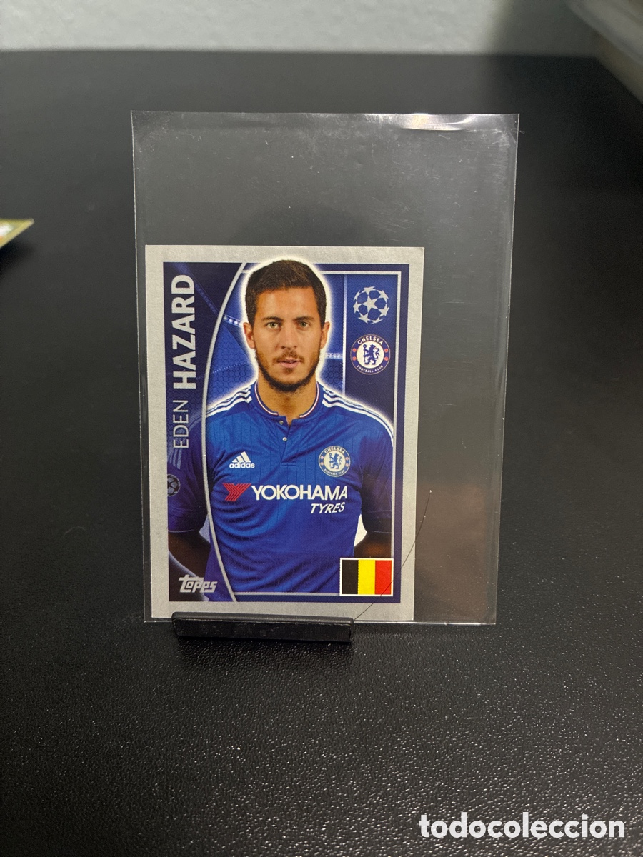 Cromos de f&uacute;tbol: ⚽ Sticker Eden Hazard #459 &ndash; Topps UEFA Champions League 2015-2016